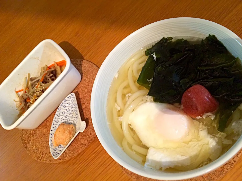 Snapdishの料理写真:8月5日の夕食✴︎あご出汁うどんでお一人様ごはん|mikomikoさん