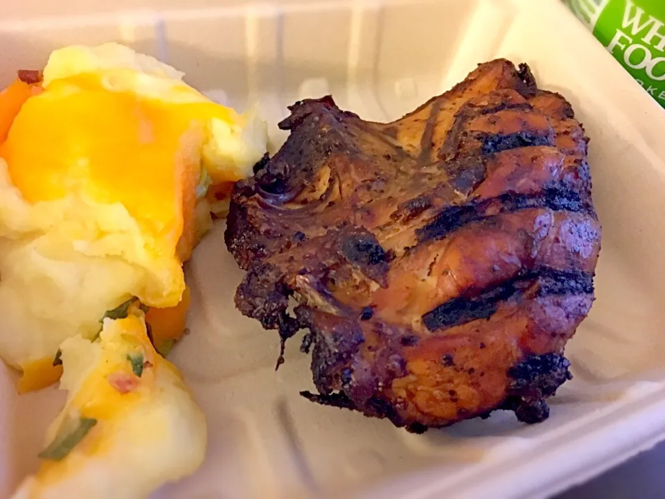 BBQ Chicken & Mushed Potato@Whole Foods|chan mitsuさん