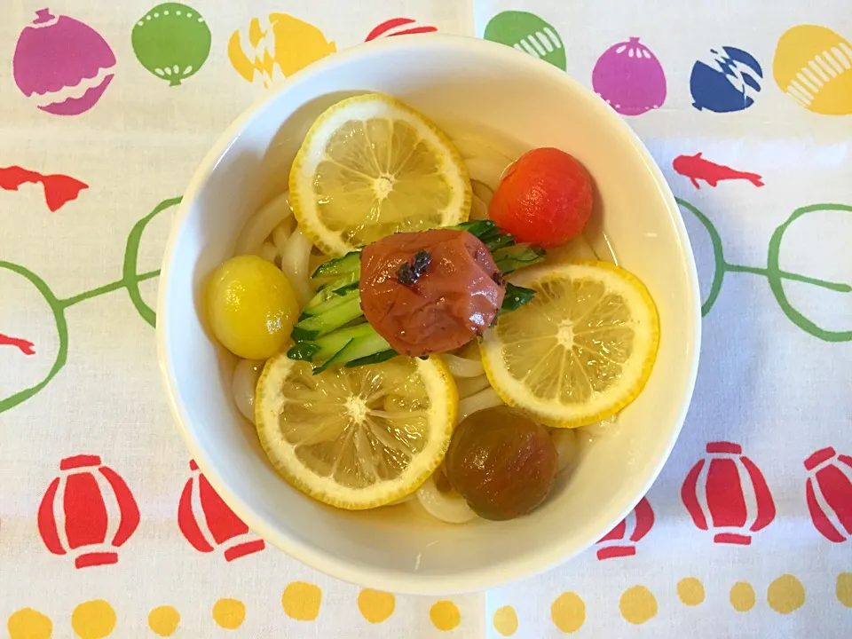 夏香る トマトのおひたしとレモンのぶっかけうどん|ヨーコさん