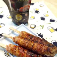 Snapdishの料理写真:肉巻きおにぎり-キリタンポ風-