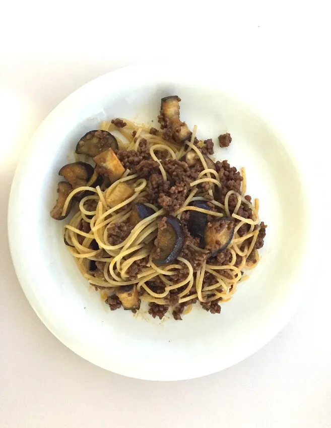 Spaghetti with Bggplant & Bolognece sause|tomoさん