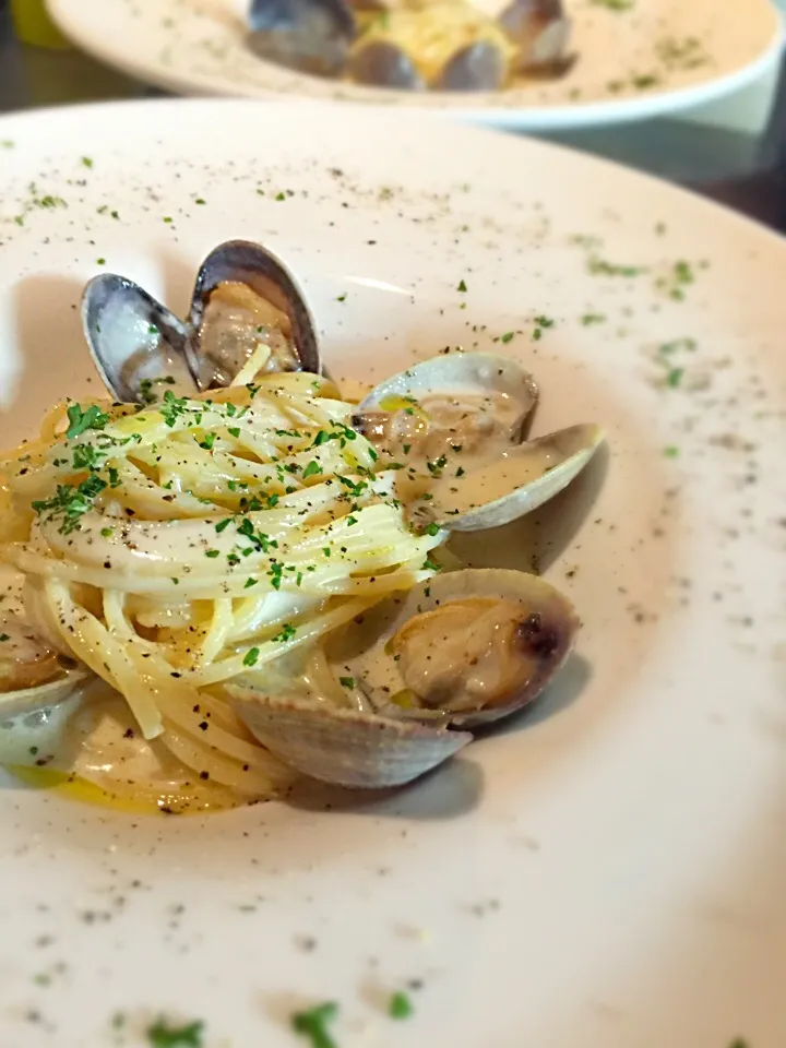 アサリとジャガイモの冷製ヴィシソワーズのパスタ🍴|Takaki Sasakiさん