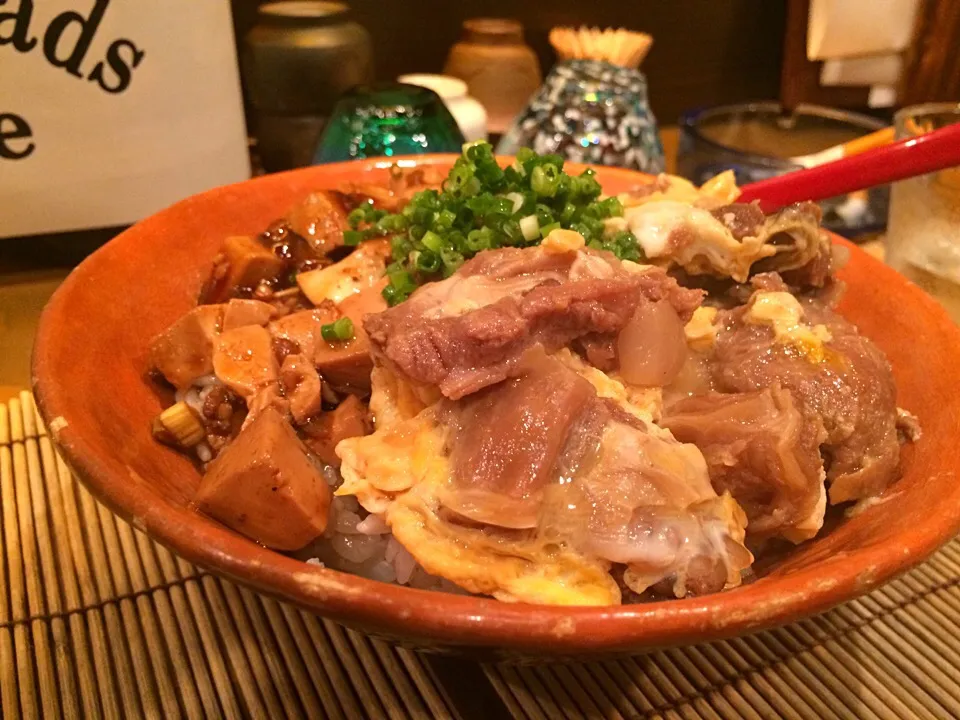 Snapdishの料理写真:麻婆牛丼|やまださん