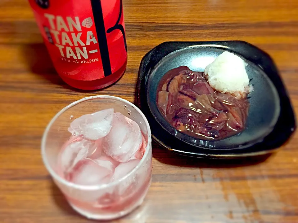 Snapdishの料理写真:スッキリ味のタンタカタンRとホタルイカの沖漬け❤︎|asponsさん