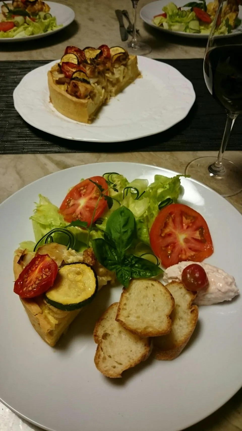 Snapdishの料理写真:♥休日のキッシュプレート♥|rii-kitchenさん