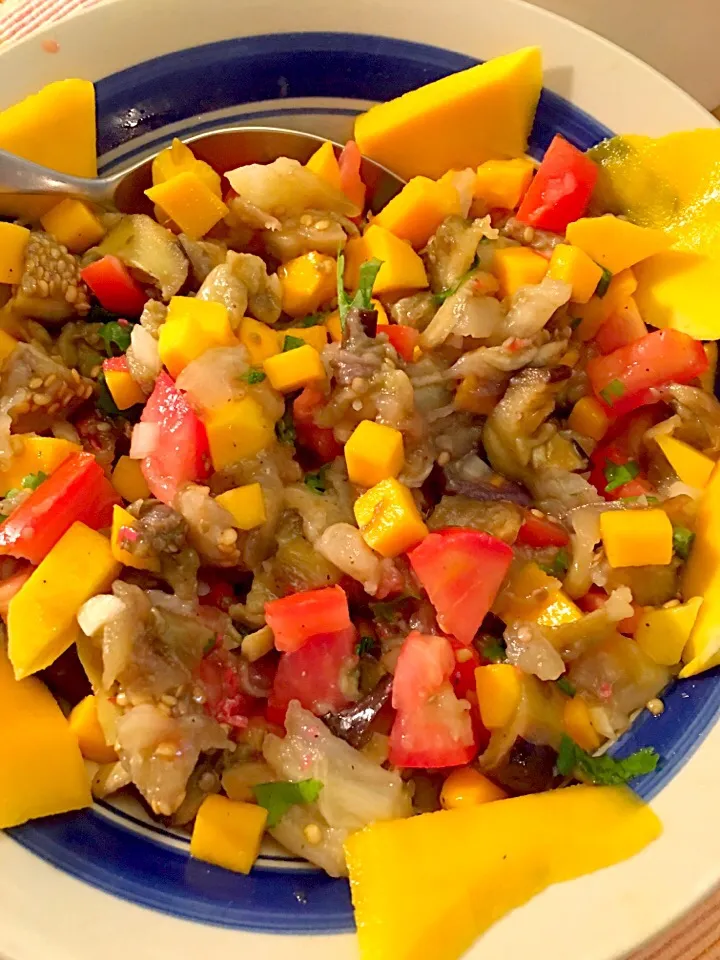 Eggplant & Mango salsa
Ensaladang talong|🌺IAnneさん