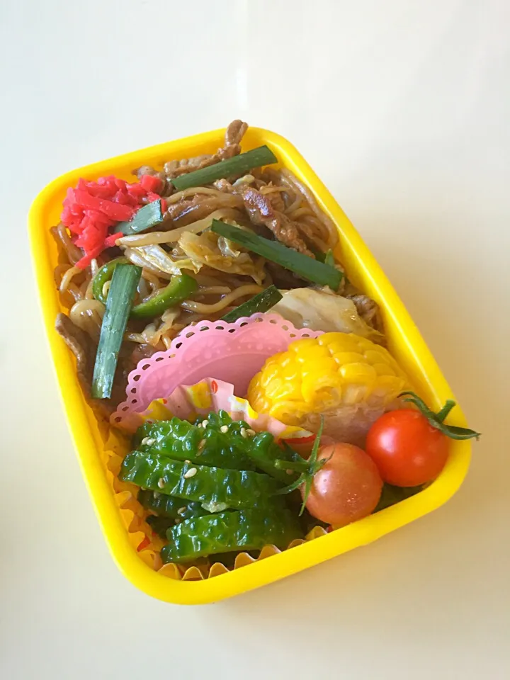 Snapdishの料理写真:塾昼弁(2016.8.8)|akkoさん