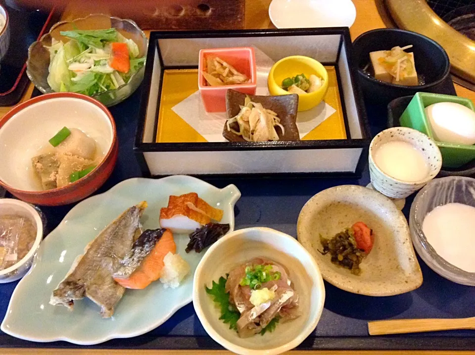 Snapdishの料理写真:旅館の朝食②@小涌谷温泉 水の音（箱根小涌谷）|Kazuya Miyukiさん