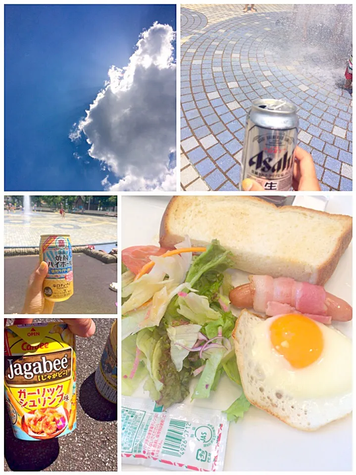 Snapdishの料理写真:Breakfast🍞朝はパン🎵|🌈Ami🍻さん