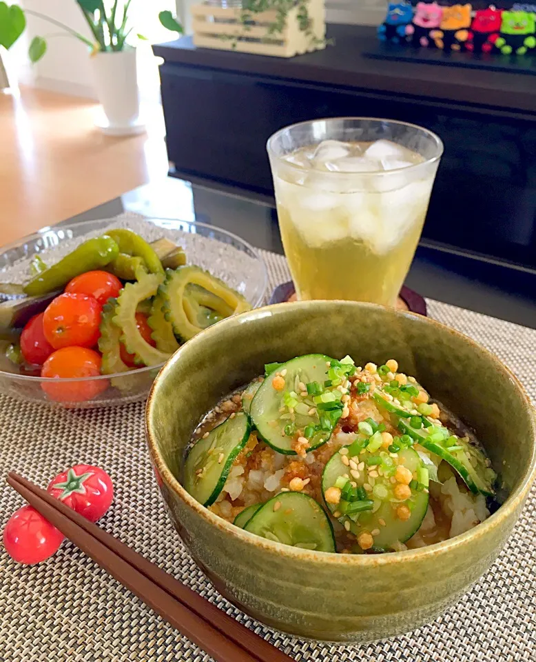 冷や汁✨夏野菜の焼き浸し✨😊|ゆかりさん