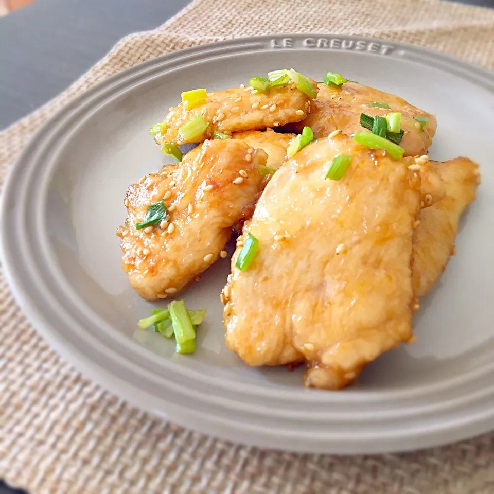 胸肉照り焼き|にゃろめさん