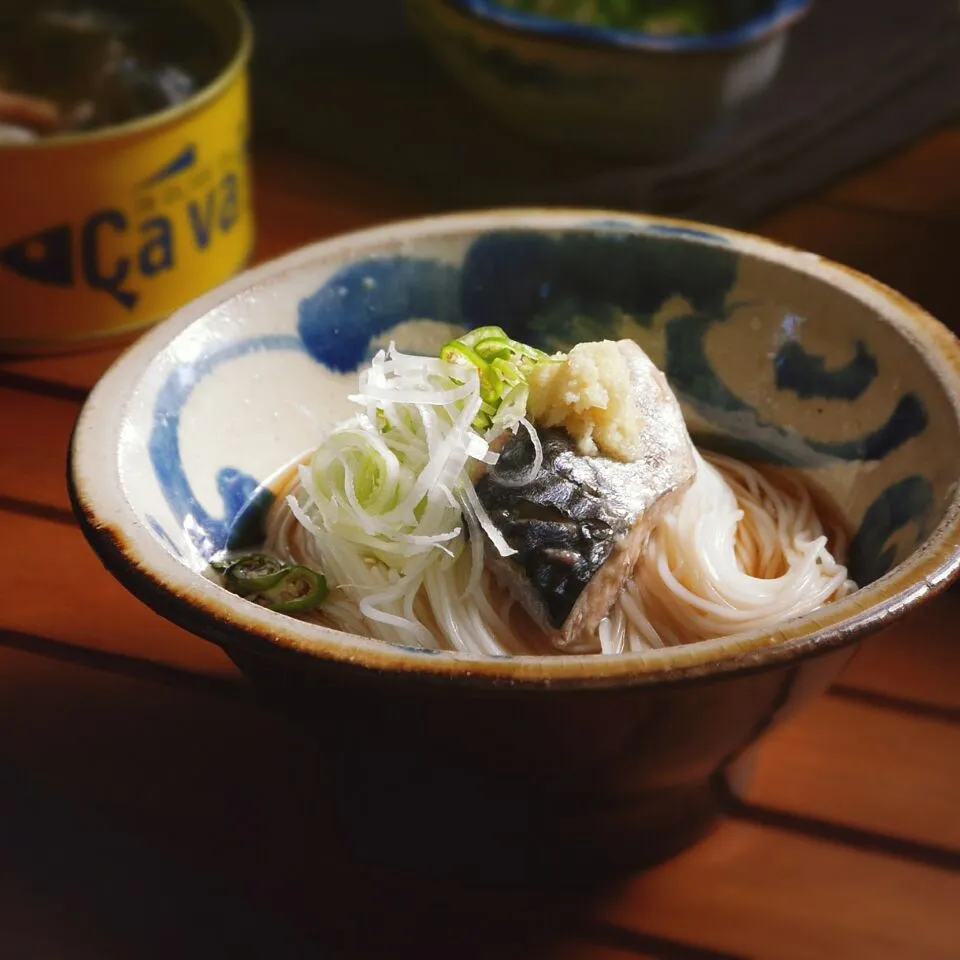 山形のサバ缶素麺|まちまちこさん