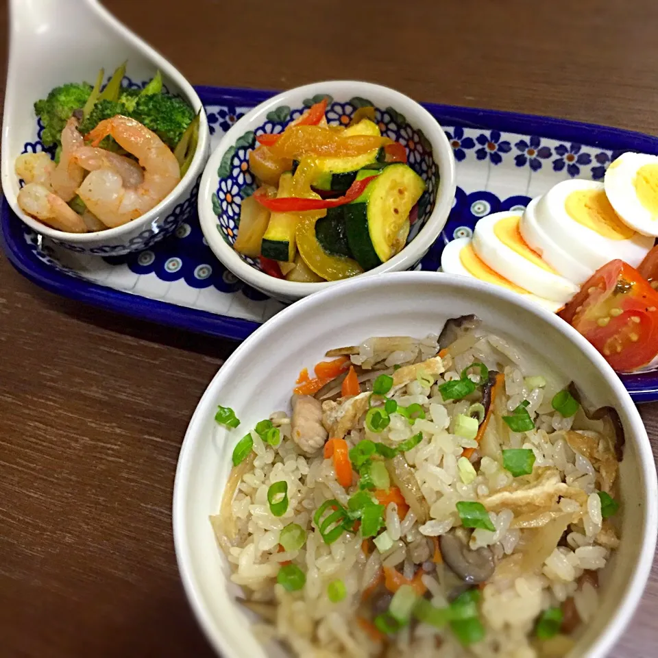 Snapdishの料理写真:本日の夕飯🍚|ひろっちさん