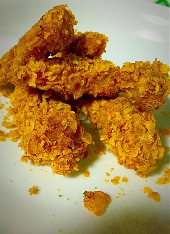 Cornflakes spices baked Chicken|Tari's Kitchenさん