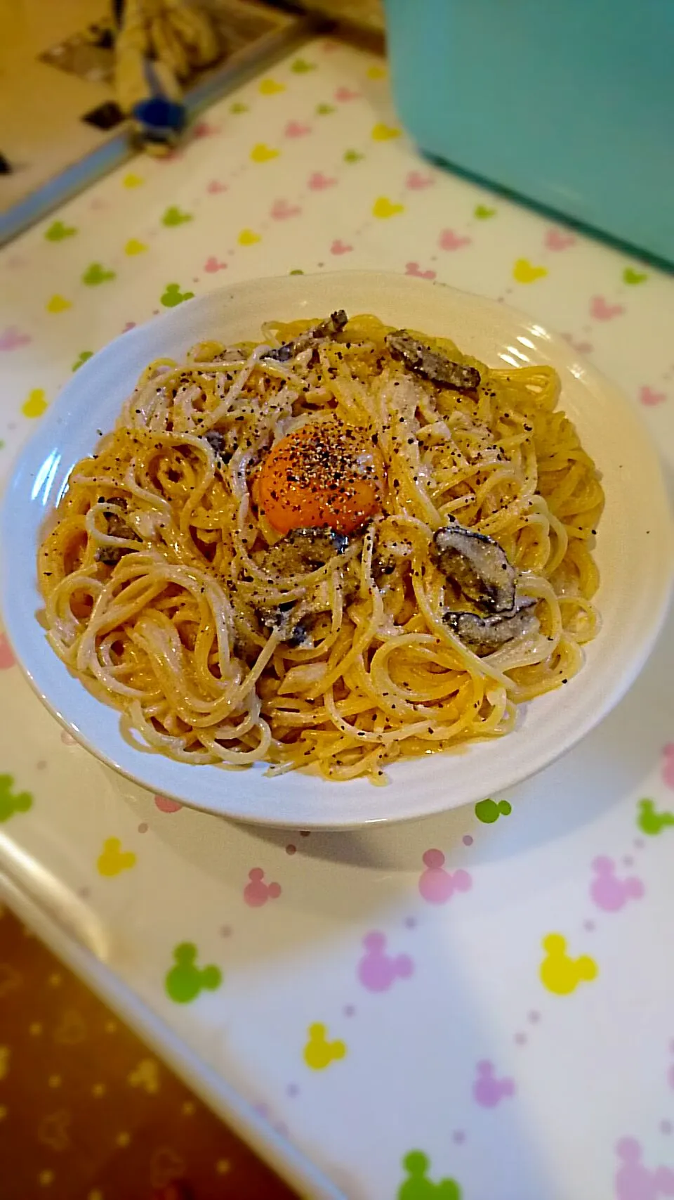 明太子クリームパスタ|よちやまさん