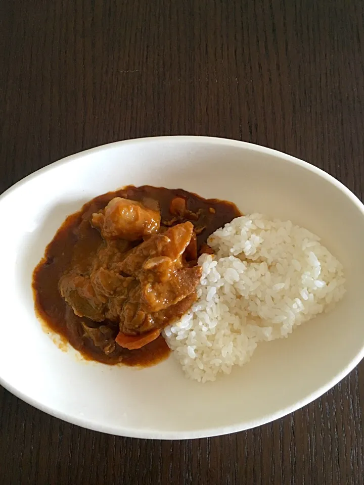 8月9日朝ごはん カレー|やすこさん