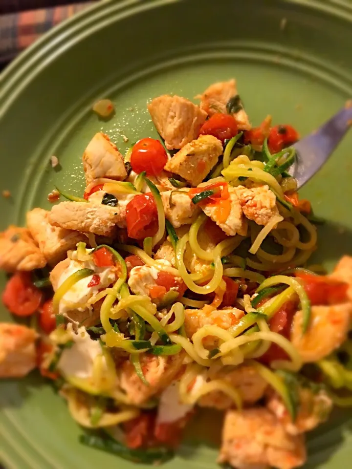 Zucchini chicken stirfry|France Jensenさん