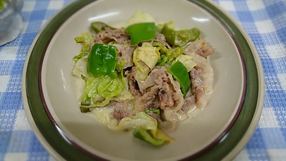 豚肉と野菜のピリ辛みそマヨ炒め|よっしー(=^ェ^=)さん