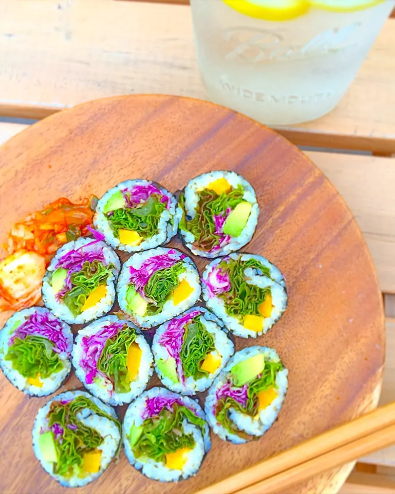 Snapdishの料理写真:Vegan sushi 💗💗|Kikoさん