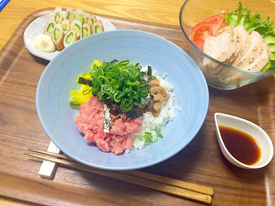 トロたく納豆丼|yokoさん