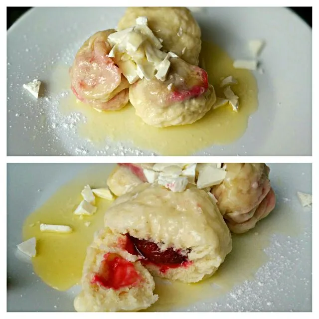 #czech #fruit #dumplings České ovocné knedlíky švestkové :-) #švestky #knedlíky #plums|LucieFoodさん