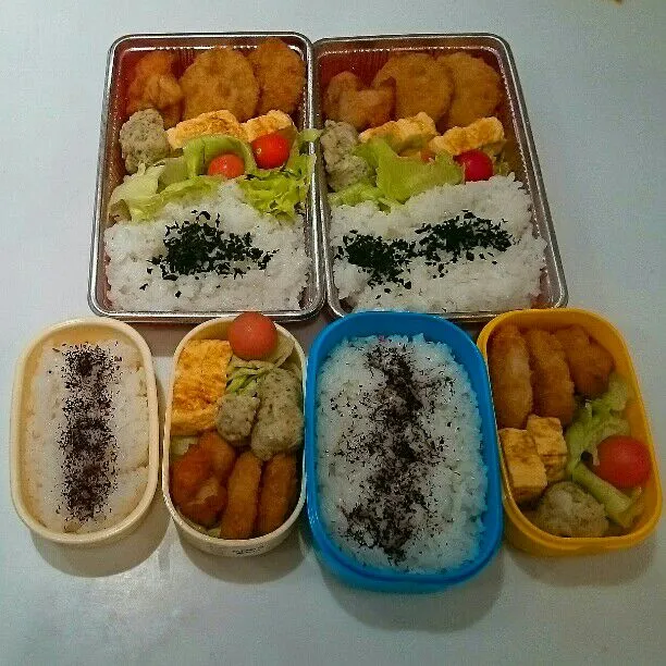 8/10(水)の四人弁当🍱|ふみぃさん