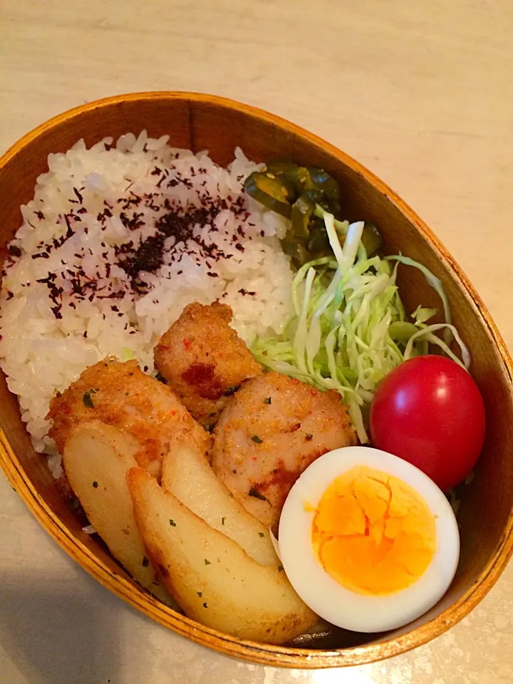 男子弁当 ササミ香草焼き弁当だよぉ〜〜♬|Booパパさん