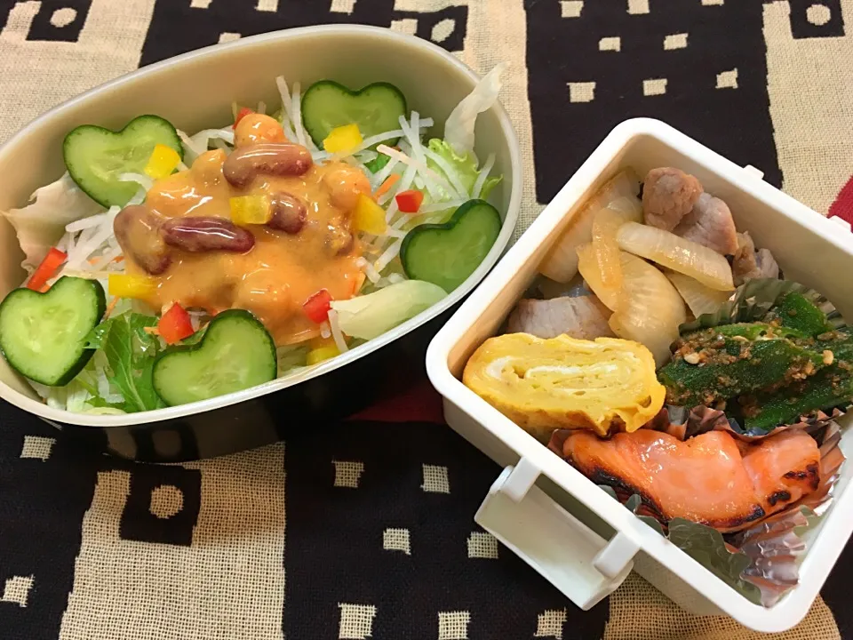 8月10日 塩麹豚炒め弁当|sakuramochiさん