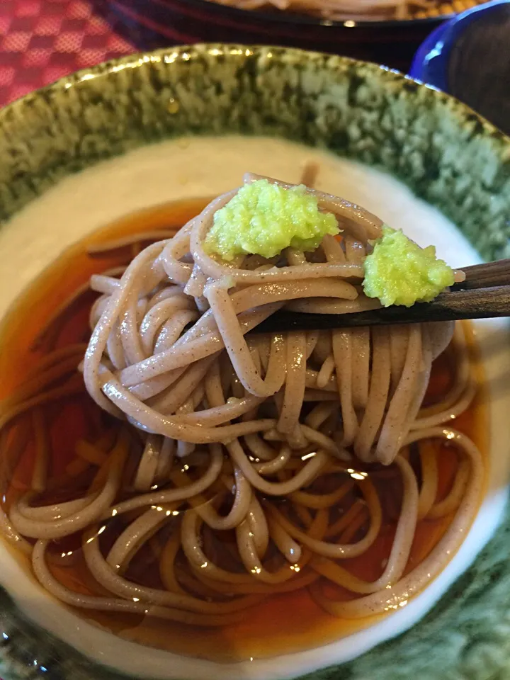 Snapdishの料理写真:本わさびたっぷり盛りそば|ユキ❄︎ミライさん