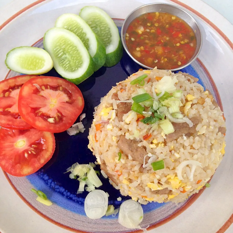 Snapdishの料理写真:Pork fellet fried rice #eatinthai|Eat in Thaiさん