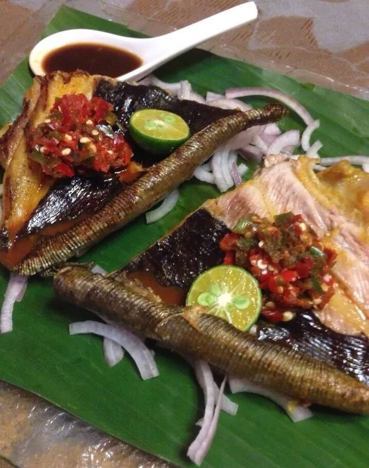 Grilled Sting Ray with Spicy Sambal Belacan(Shrimp paste)|Joha Hassanさん