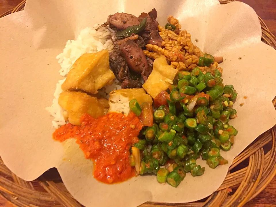 Snapdishの料理写真:Gili air nasi beberuk|yeni kartikasariさん