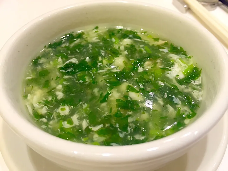 Diced fish & vegetable in thick soup|Sky Blueさん