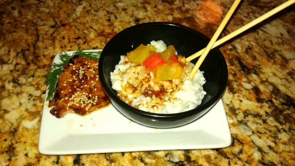 Seasame Pork and Cocoanut Rice|Laurie Anne Mitton McCoyさん