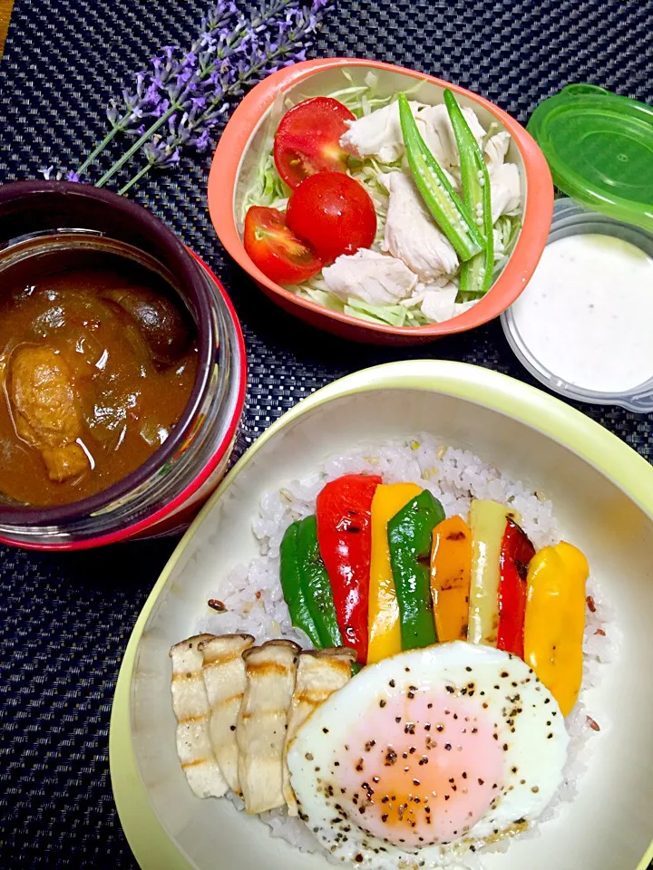 チキン茄子カレー弁当❤︎|Mayumi Konishiさん