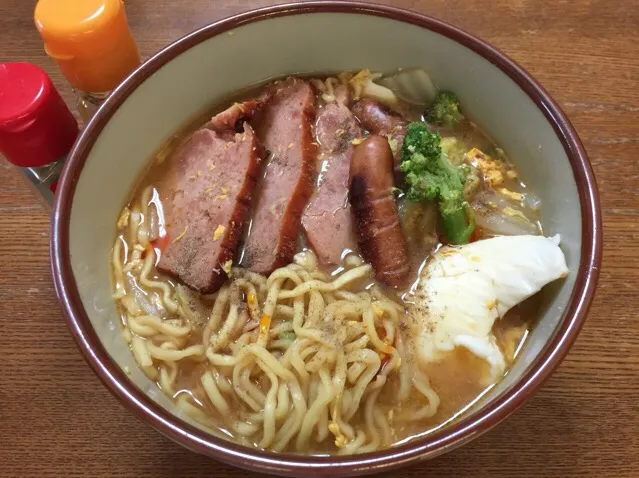 マルちゃん正麺🍜、味噌味❗️ʕ̡̢̡*ϾεϿ*ʔ̢̡̢✨|サソリさん