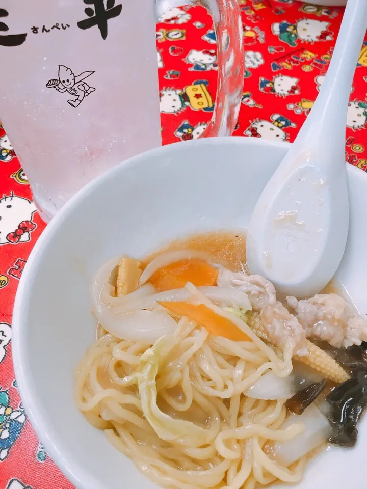 Snapdishの料理写真:夜中の思い出の五目麺💕|しろこ🐾໊さん