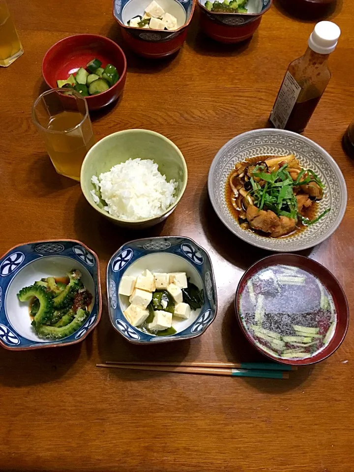 🐔の南蛮漬け、ゴーヤ浸し👍🏻|Mami Otsukaさん