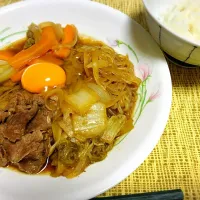 Snapdishの料理写真:すき焼き風煮|もひらさん