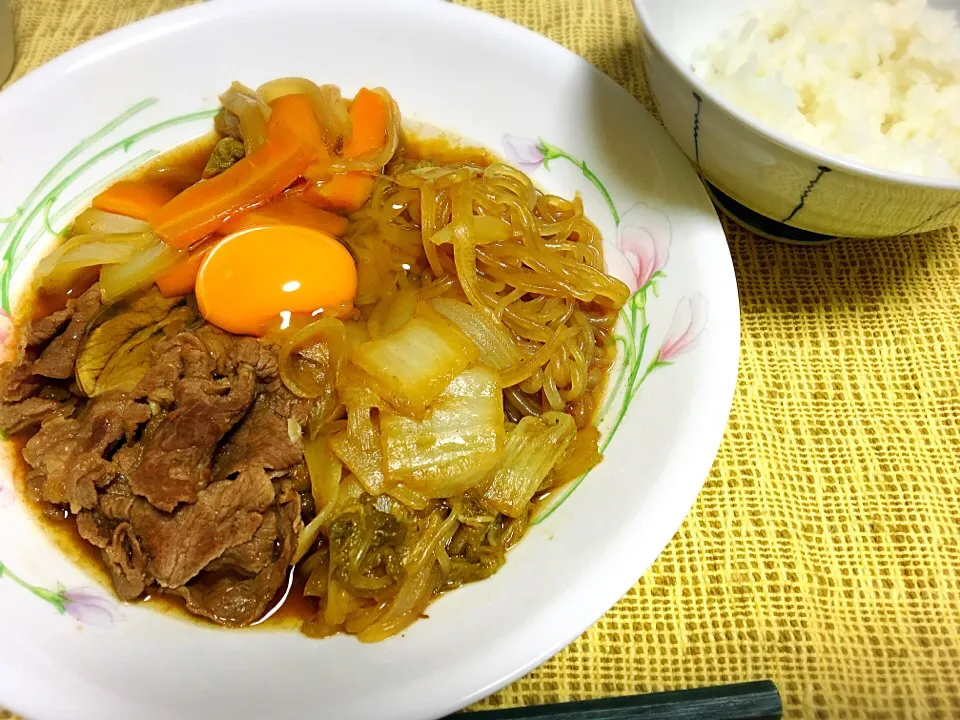 すき焼き風煮|もひらさん