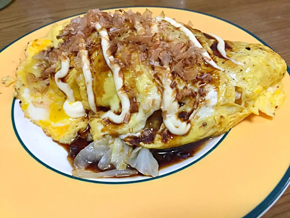 中はキャベツとモヤシと鳥挽肉  お野菜たっぷり とんぺい焼きもどきかな|Hiroko Suzukiさん