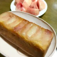 Snapdishの料理写真:桃のパウンドケーキ|Keisuzuさん