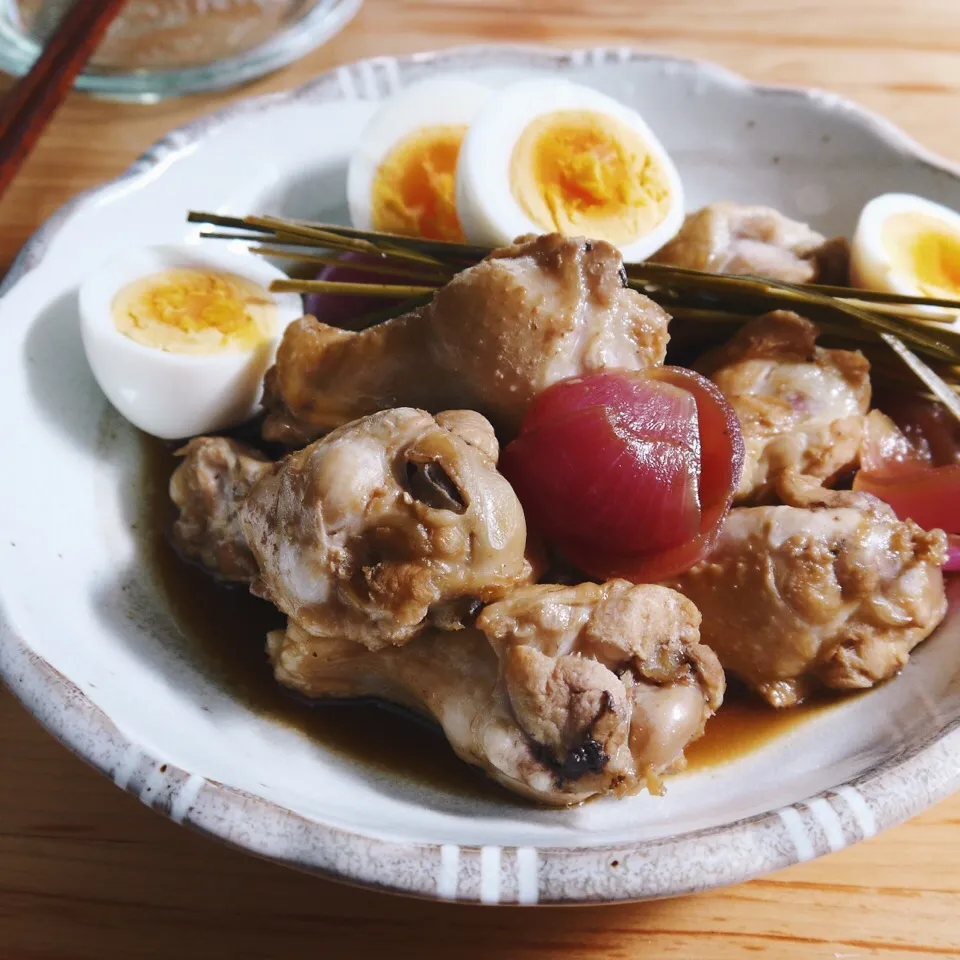 鶏手羽元のサワー煮|麻紀子さん