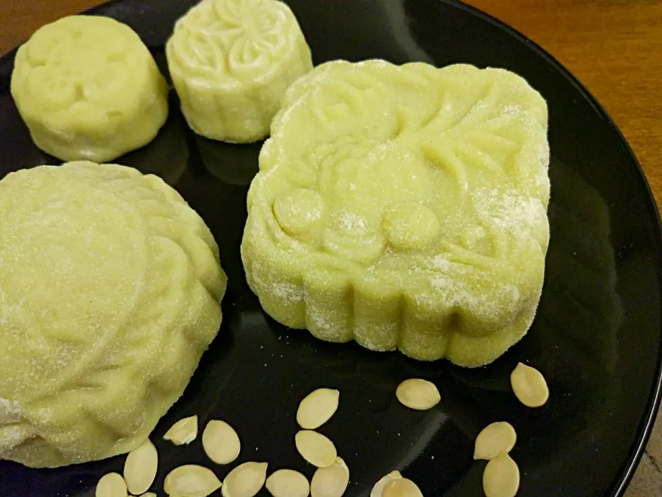 Thermomix green tea mooncake|Ee Shanさん