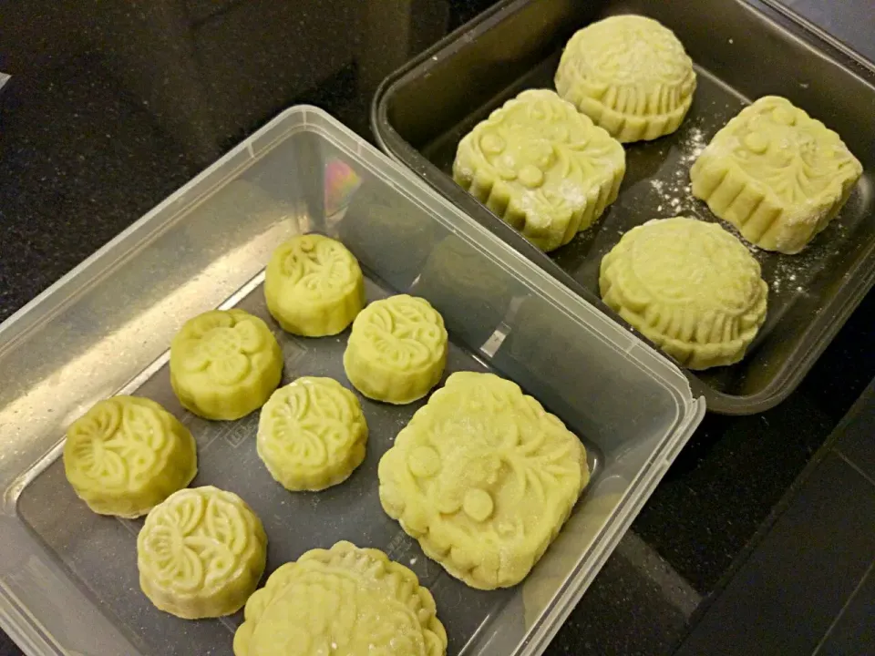 Thermomix green tea mooncake|Ee Shanさん