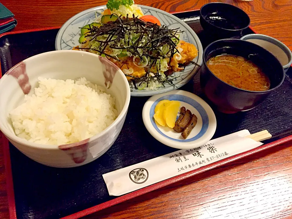 みぞれとんかつ定食|ずさん