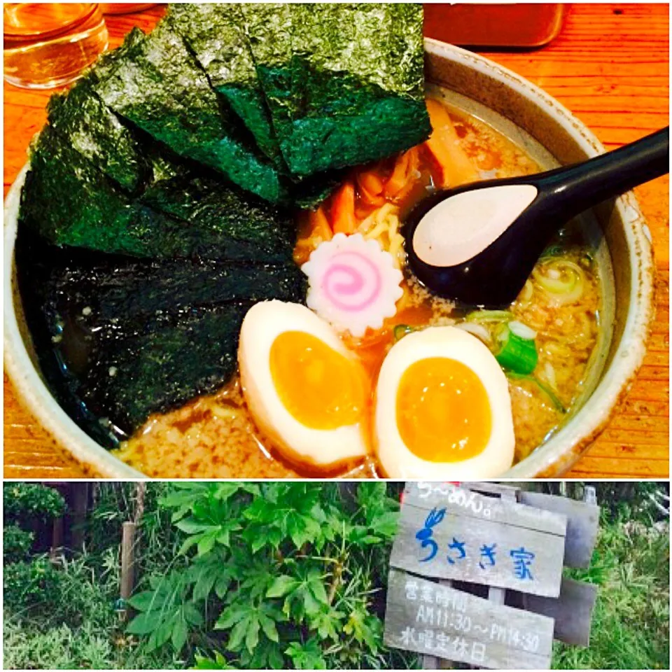 メニューはラーメンだけのお店のラーメンに味玉・海苔トッピング|Norikoさん