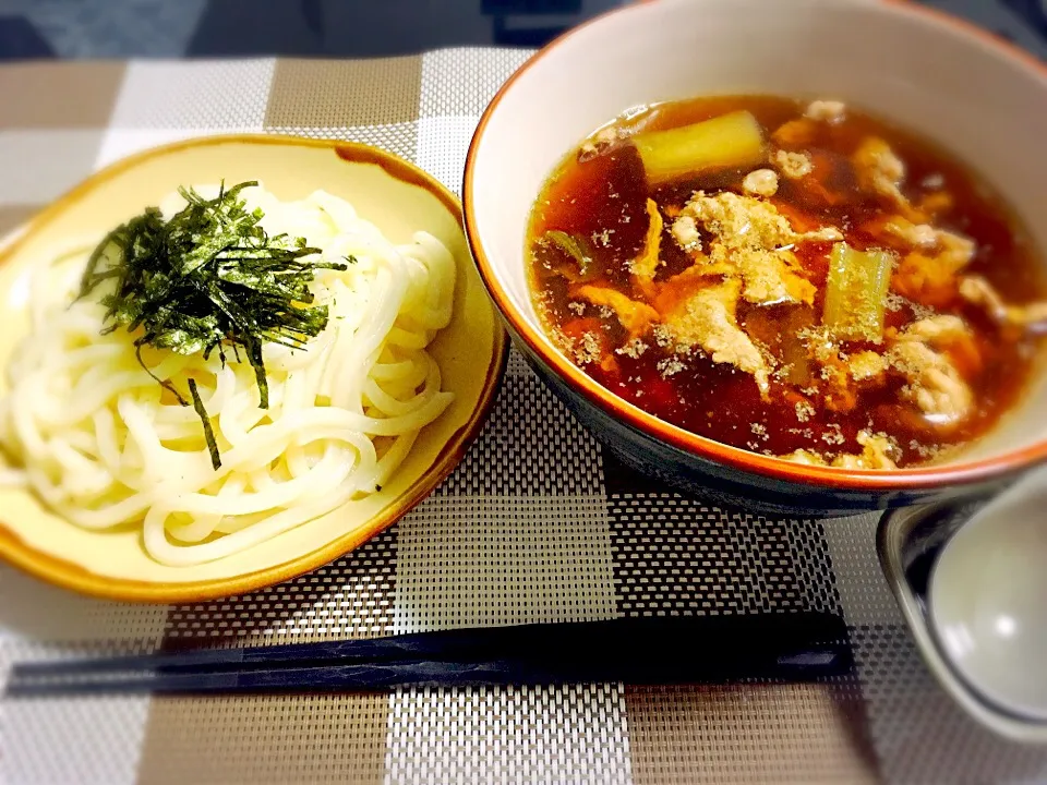 Snapdishの料理写真:肉つけうどん|みーちゃんさん