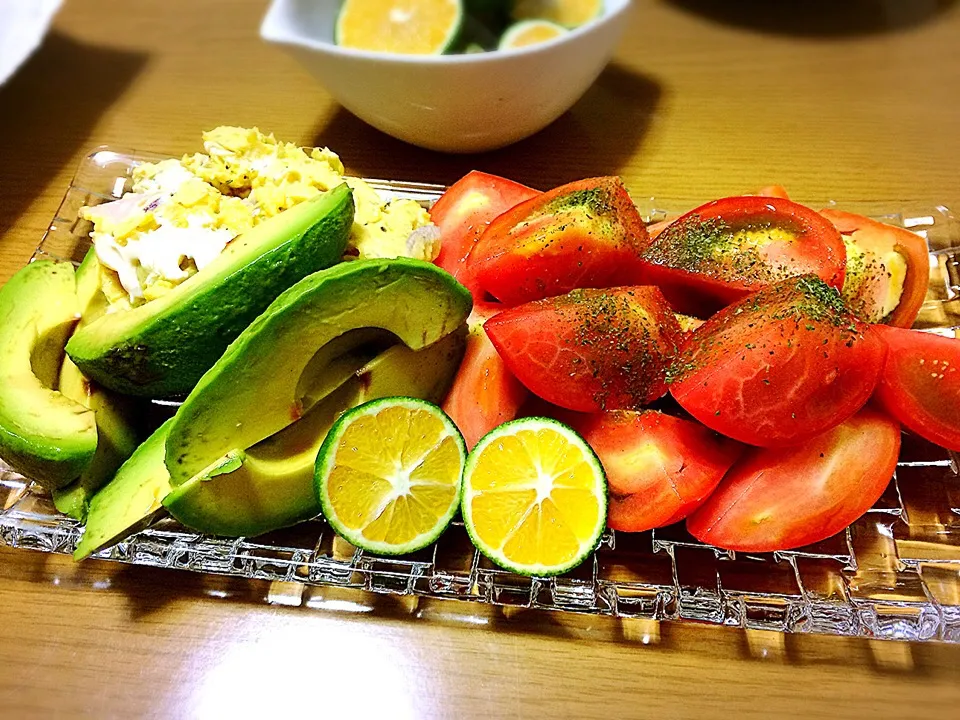 今日のサラダ✩︎ オリーブオイルとグルメダレだけで美味しい！|友美さん