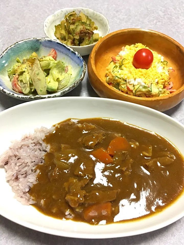 カレーの晩ご飯|Orie Uekiさん